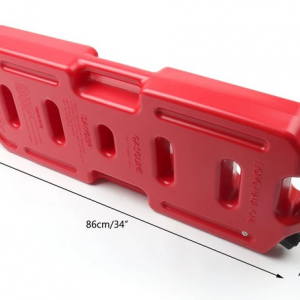 JERRYCAN EXTRA PLAT 20L ROUGE en PEHD