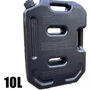 JERRYCAN EXTRA PLAT 10L ROUGE ou NOIR en PEHD