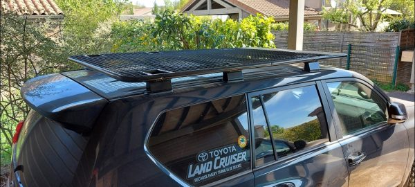 210 x 117 cm - Galerie Plate LAND CRUISER 150 + FIXATIONS SPECIFIQUES