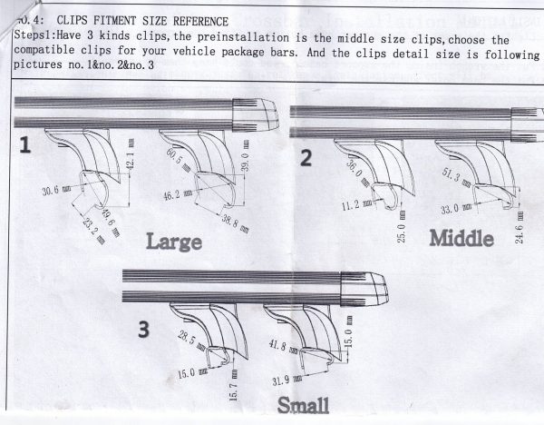 BARRES DE TOIT pour véhicules avec BARRES LONGITUDINALES – Image 8