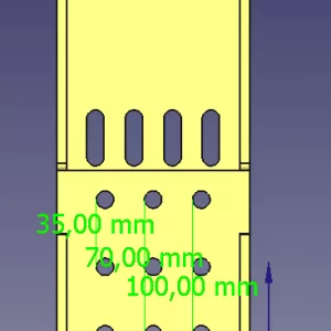 Fixations Auvent pour Cellules